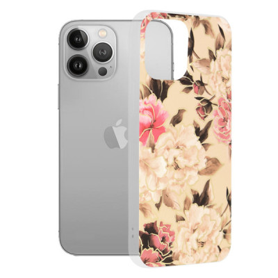 Husa pentru iPhone 13 Pro Max - Techsuit Marble Series - Mary Berry Nude - 1