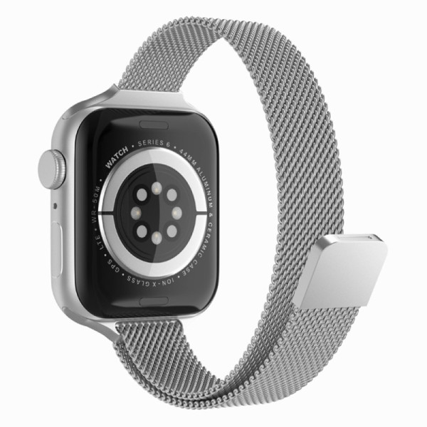 Curea pentru Apple Watch 1/2/3/4/5/6/7/8/9/SE/SE 2/Ultra/Ultra 2 (42/44/45/49mm) - Techsuit Watchband (W034) - Silver