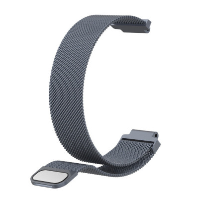 Curea pentru Samsung Galaxy Watch 4/5/Active 2, Huawei Watch GT 3 (42mm)/GT 3 Pro (43mm) - Techsuit Watchband 20mm (W009) - Blac