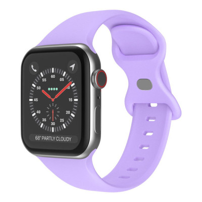 Curea pentru Apple Watch 1/2/3/4/5/6/7/8/9/SE/SE 2/Ultra/Ultra 2 (42/44/45/49mm) - Techsuit Watchband (W031) - Purple - 1