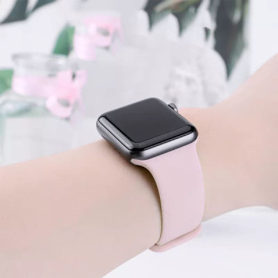 Curea pentru Apple Watch 1/2/3/4/5/6/7/8/9/SE/SE 2/Ultra/Ultra 2 (42/44/45/49mm) - Techsuit Watchband (W031) - Purple - 3