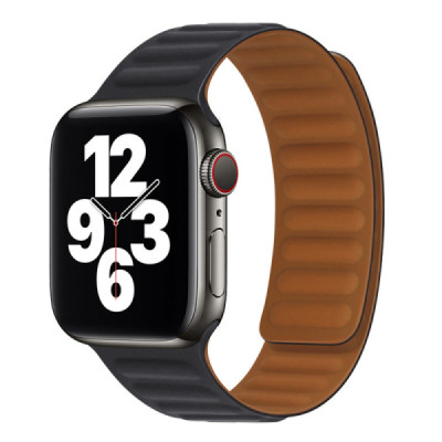 Curea pentru Apple Watch 1/2/3/4/5/6/7/8/9/SE/SE 2 (38/40/41mm) - Techsuit Watchband (W035) - Negru - 1
