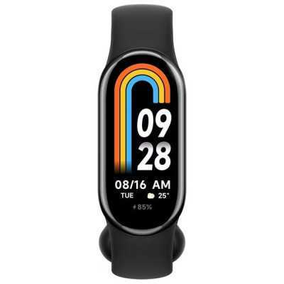 Bratara Fitness Xiaomi Mi Band 8, Rezistenta la apa 5ATM, bratara silicon, ecran AMOLED 1.62 (Negru) - 3