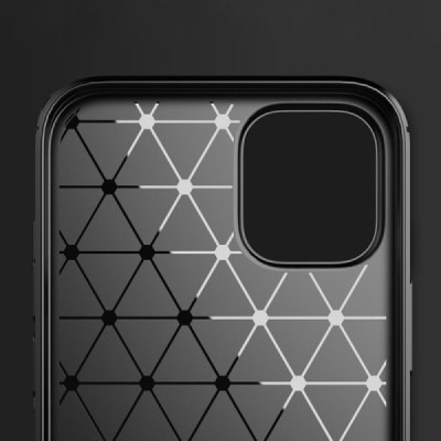 Husa pentru iPhone 14 Pro Max - Techsuit Carbon Silicone - Black - 2