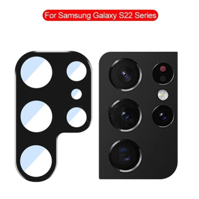 Folie pentru Samsung Galaxy S22 Ultra 5G - Lito S+ Camera Glass Protector - Black - 7