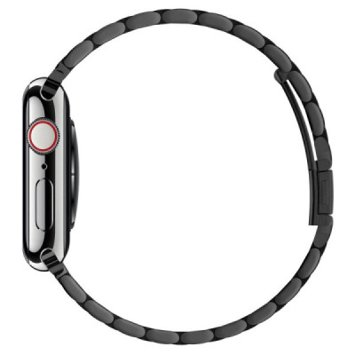 Curea pentru Apple Watch 1/2/3/4/5/6/7/8/9/SE/SE 2/Ultra/Ultra 2 (42/44/45/49mm) - Spigen Modern Fit - Black - 5