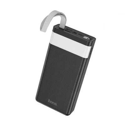 Baterie Externa 30000mAh, 2xUSB, Micro-USB, Type-C, Lightning - Hoco Powerful (J73) - Black - 3