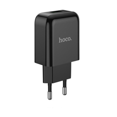 Incarcator USB Quick Charge Hoco Vigour N2, 2.1A, negru - 1