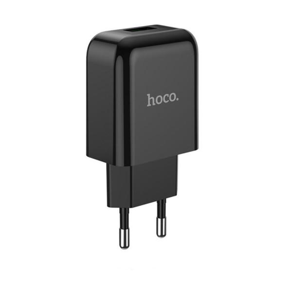 Incarcator USB Quick Charge Hoco Vigour N2, 2.1A, negru