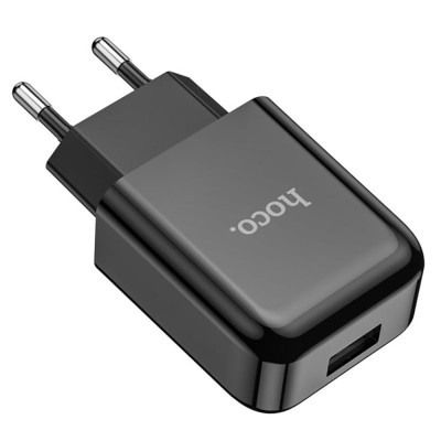 Incarcator USB Quick Charge Hoco Vigour N2, 2.1A, negru - 2