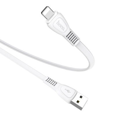 Cablu de Date USB-A la Lightning 12W, 2.4A, 1m - Hoco Noah (X40) - Black - 5
