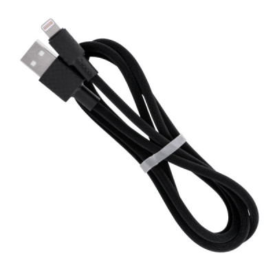 Cablu de Date USB-A la Lightning 10W, 2A, 1m - Hoco Superior style (X29) - Black - 2