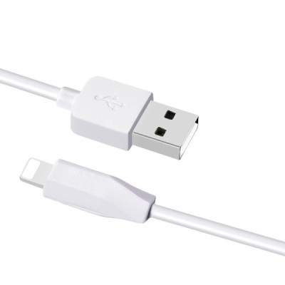 Cablu de Date USB-A la Lightning 10.5W, 2.4A, 2m - Hoco Rapid (X1) - White - 3