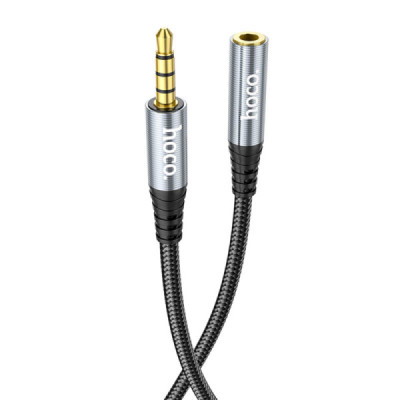 Cablu Audio Jack la Jack 1m - Hoco (UPA20) - Grey - 1