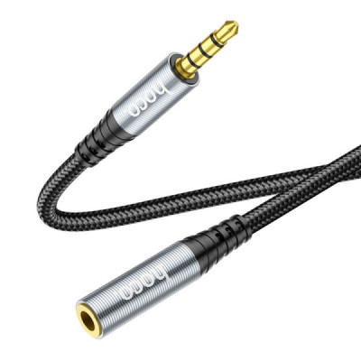 Cablu Audio Jack la Jack 1m - Hoco (UPA20) - Grey - 4