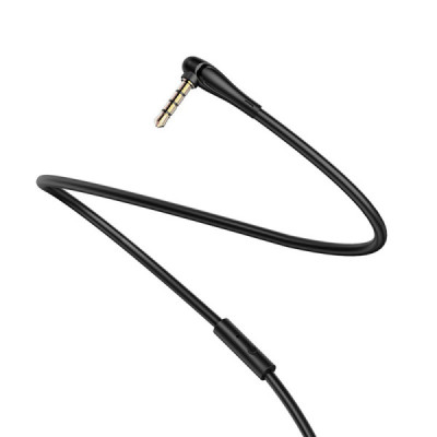 Cablu Audio Jack la Jack cu microfon 1m - Hoco (UPA15) - Black - 3