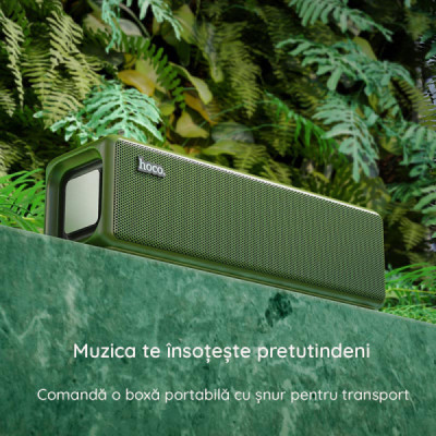 Boxa Portabila Bluetooth 5.0, 2x5W - Hoco Bounce (HC3) - Green - 4