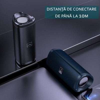 Boxa Portabila Bluetooth 5.0, 2x5W - Hoco Bella (HC4) - Blue - 3