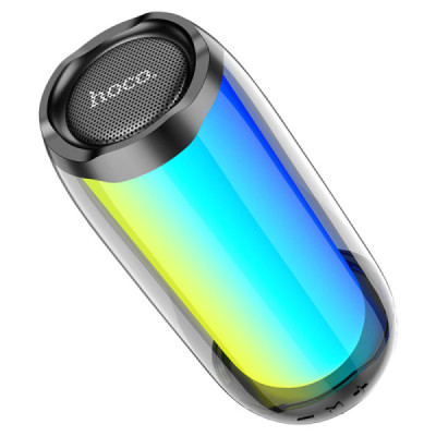 Boxa Portabila LED, Bluetooth 5.0, 10W - Hoco (HC8 Pulsating) - Black - 1