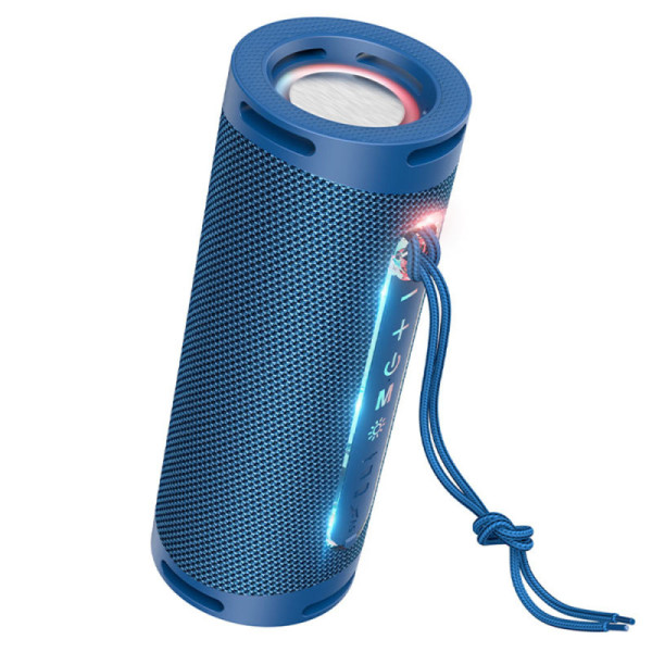 Boxa Portabila Bluetooth 5.1, 2x5W - Hoco Dazzling pulse (HC9) - Blue