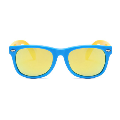 Ochelari de soare pentru copii Techsuit D802, galben / albastru - 2