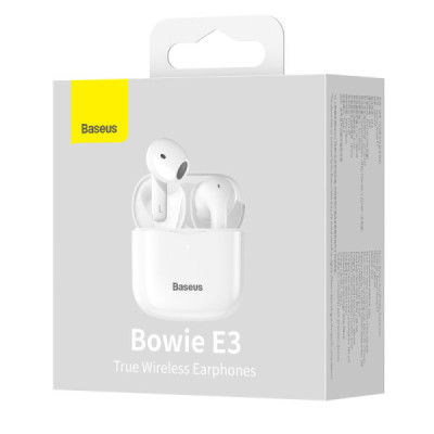 Casti Bluetooth Wireless Stereo - Baseus Bowie E3 (NGTW080002) - White - 7