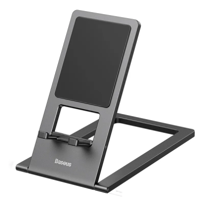 Suport Birou Telefon / Tableta - Baseus Foldable (LUKP000013) - Gray - 2