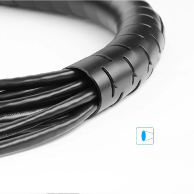 Organizator Cabluri Universal 25mm x 3m - Ugreen Protection Tube DIA (30819) - Black - 10