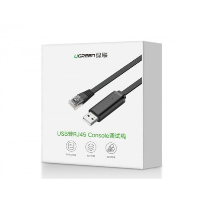 Cablu de Internet USB-A la RJ45 3m - Ugreen (60813) - Black - 7