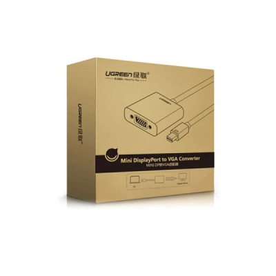 Convertor Mini DisplayPort la VGA 1080P - Ugreen (10459) - Black - 7