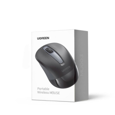 Mouse pentru Laptop Wireless 2400 DPI - Ugreen (90371) - Black - 7