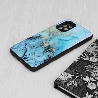 Husa pentru Samsung Galaxy A13 4G - Techsuit Glaze Series - Blue Ocean - 4