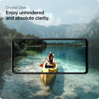 Folie pentru Samsung Galaxy M53 - Spigen Glas.tR Align Master - Black - 7