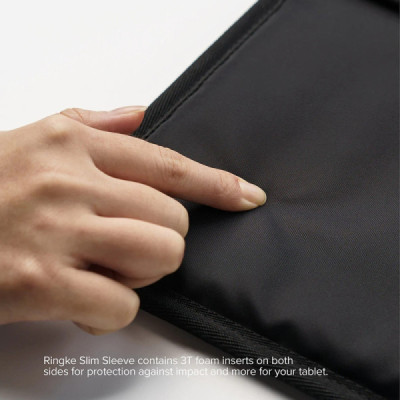 Husa pentru tableta (34 x 28cm) - Ringke Slim Sleeve - Light Beige - 6