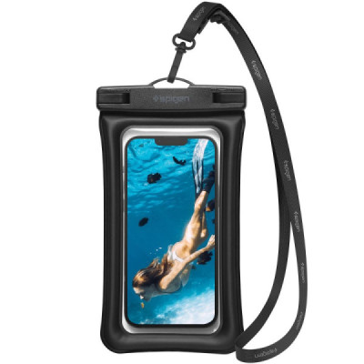 Husa universala pentru telefon - Spigen Waterproof Case A610 - Black - 1
