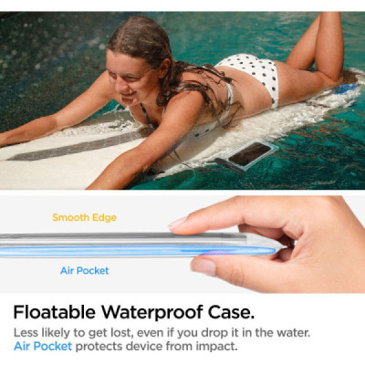 Husa universala pentru telefon - Spigen Waterproof Case A610 - Clear - 5
