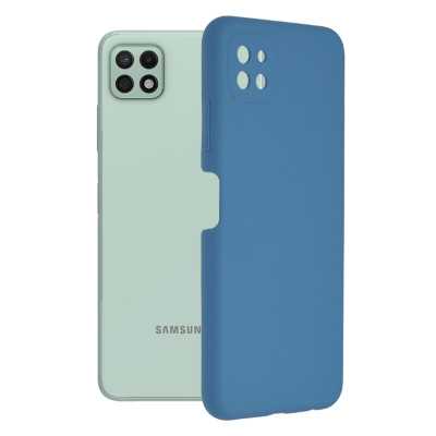 Husa Samsung Galaxy A22 5G Techsuit Soft Edge Silicone, albastru - 1