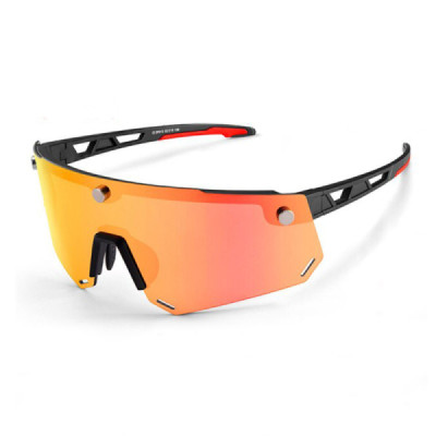 Ochelari pentru Ciclism - RockBros (SP213BK) - Orange Black - 3