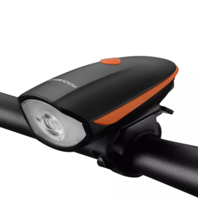 Lanterna pentru Bicicleta 1200mAh, 250lm - RockBros Front T6 LED (7588-OR) - Orange - 1
