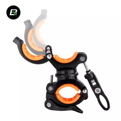 Suport Lanterna Bicicleta - RockBros 360 Angle Rotation (DJ1001-GR) - Green White - 4