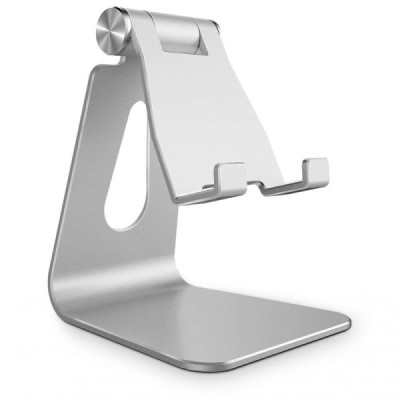 Suport Birou Telefon / Tableta - Techsuit Folding (Z4A) - Silver - 1