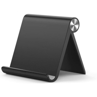 Suport Birou Telefon / Tableta - Techsuit Folding (ABS-BK1) - Black - 1