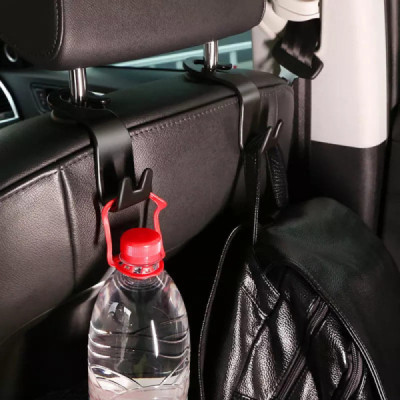 Suport Auto Geanta - Techsuit Headrest Hangers (ABS-OTH1) - Black - 5