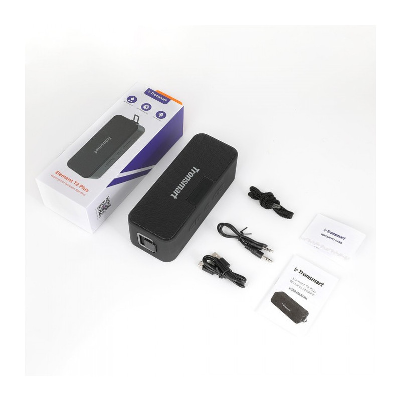 Boxa Portabila Tronsmart Element T2 Plus, 2x10W, Bluetooth ,Waterproof IPX7, autonomie 24 ore - 5