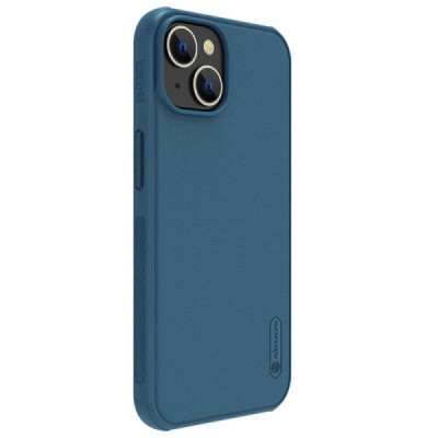 Husa pentru iPhone 14 - Nillkin Super Frosted Shield - Blue - 1