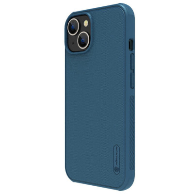 Husa pentru iPhone 14 - Nillkin Super Frosted Shield - Blue - 3