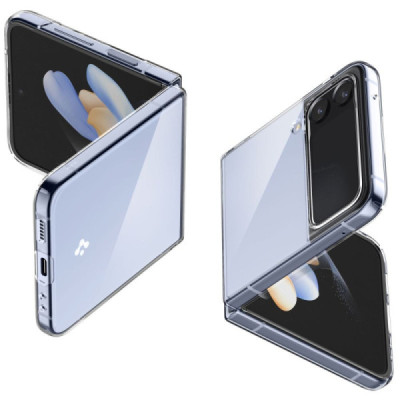 Husa pentru Samsung Galaxy Z Flip4 - Spigen Air Skin - Crystal Clear - 1