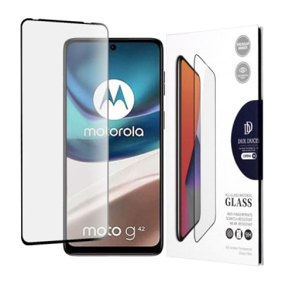 Folie pentru Motorola Moto G42 / G62 5G - Dux Ducis Tempered Glass - Black - 1