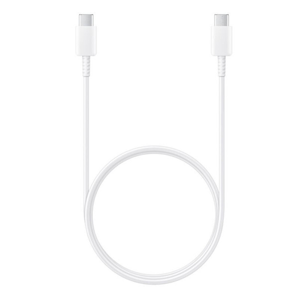 Cablu de date Samsung tip C, 3A, 1m, alb, bulk, EP-DA705BWE