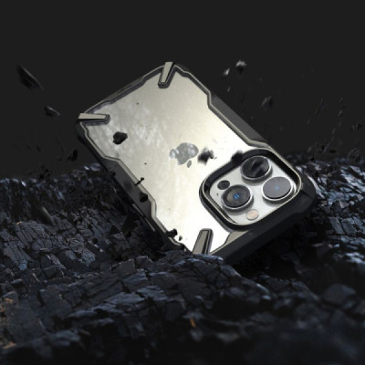Husa pentru iPhone 14 Pro Max - Ringke Fusion X - Black - 6